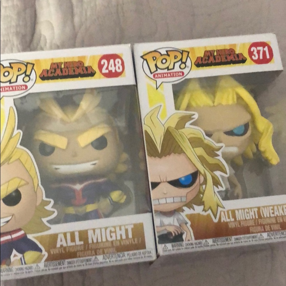 All Might pop figures